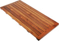 Utoplike Teak Bath Mat, Shower Mats Wood for Bathroom, 40x18 in Extra Large | Solid Wooden, with Non Slip Pads, Floor Mat for Spa Home or Outdoor