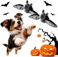 Flying Bat Dog Toy, Flapping Wings Interactive Pet Teaser (2PCS) | USB Rechargeable | Chirping Sounds | Hanging & Ground Play | Realistic Flight Motion | Cat & Dog Exercise
