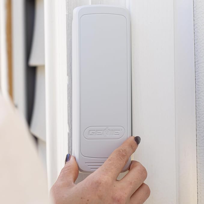 Genie Garage Door Opener Wireless Keyless Keypad, Model GK2-R | Large Easy-to-Push Buttons, Compatible With Genie Intellicode Openers, Backlit PIN Entry and Protective Flip-Up Cover