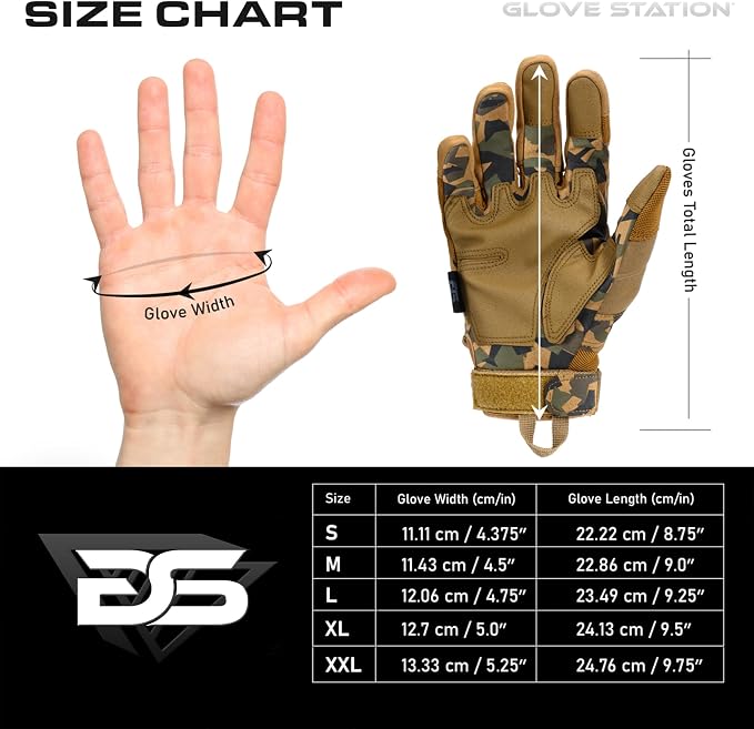 Glove Station Hard Knuckle Utility Gloves, Touchscreen, THKFF, Comfort, Small