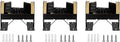 Set of 3 Gardenised Deluxe Metal and Plastic Frame Shoe Cleaner and Boot Scraper, Portable or Floor-Mounted Scrubbing Brush for Outdoor Use, Removes Mud, Snow and Sand