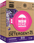 WBM 10-in-1 Laundry Pods with Softener & Scent Booster, 96 Count, High Efficiency (HE), Fabric Softener, Lavender Extracts, Stain Lifter, Eco-Friendly, Gentle, Fresh