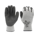 SHOWA 451 Insulated Work Gloves, Latex Coated Work Gloves with Rough Grip, Work Gloves for Winter Construction & Outdoor Work, Grey, Small, 12-Pack
