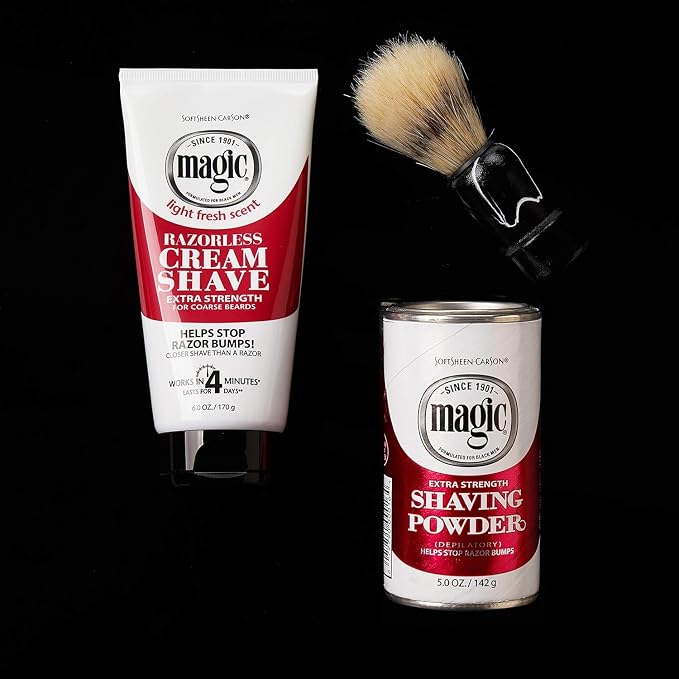 Magic Razorless Cream Shave Extra Strength 6 Ounce (Pack of 6)