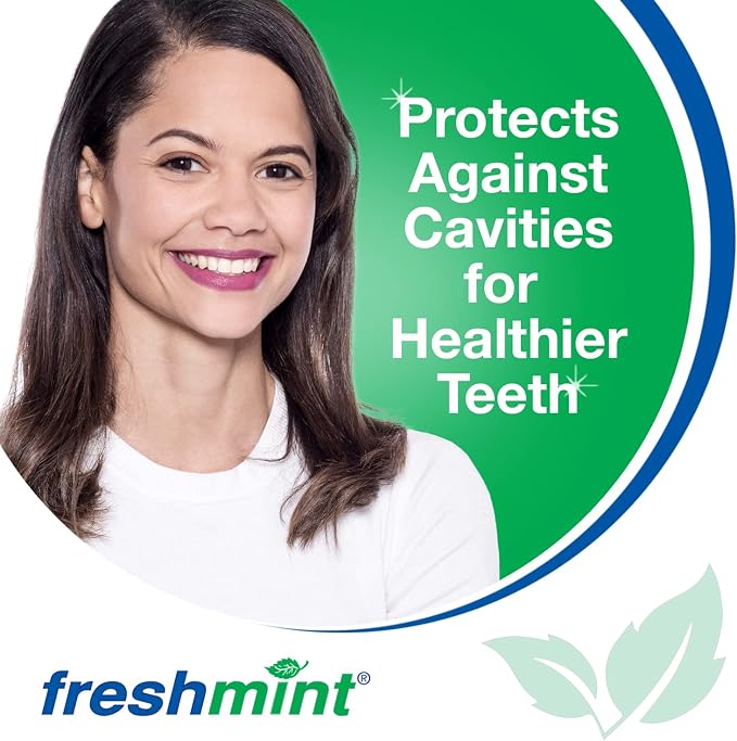 Freshmint® 36 Tubes of 0.85 oz. Premium Anticavity Fluoride Toothpaste with Safety Seal (ADA Accepted)