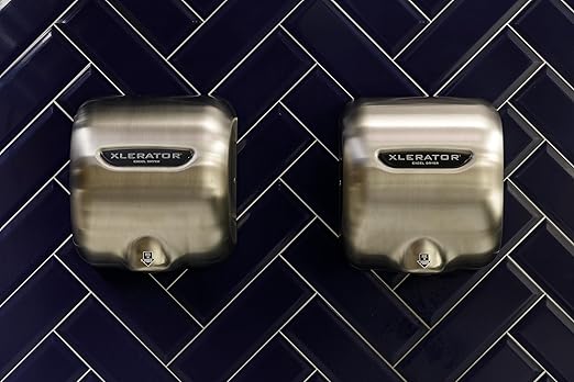 XLERATOR XL-SBX Automatic High Speed Hand Dryer with Brushed Stainless Steel Cover, 5.5 A, 277 V