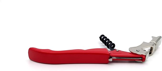 Pulltap's Genuine Slider 900 Waiter's Corkscrew – Double-Hinged Wine Key with Sliding Foil Cutter – Patented Design – Made in Spain – Rojo (Red)