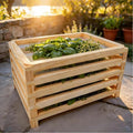 Tnstbiee 5Tier Wooden Counter Herb Drying Rack,Stackable Mesh Dryer Screen | 11.8×15.74in No-Drill Drying Rack. Dries Herbs,Flowers,Veggies & Plant Samples,Thoughtful Gift For Gardeners And Home Cooks