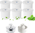 PETIMI Accessories Set (Replacement Filter & Water Pump Sponge) for Pet Water Fountain- 6 pcs Packed Filters and 3 pcs Packed Sponges, Only Fits PETIMI Glass & Ceramic Pet Fountain