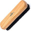 Kent CC2 Finest 100% Handcrafted Clothes Brush: Black Boar Bristle & Nylon Mix with Cherrywood Handle - Travel-Size Lint/Fuzz Remover for Cashmere, Wool, Silk; Suede Brush & Pet Hair Lint Roller
