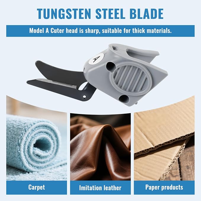 MXBAOHENG Wbt-1 Electric Scissors Cordless & Corded Use | Rechargeable Cardboard Cutter with A Blade, for Cutting Fabric/Leather/Carpet/Rubber
