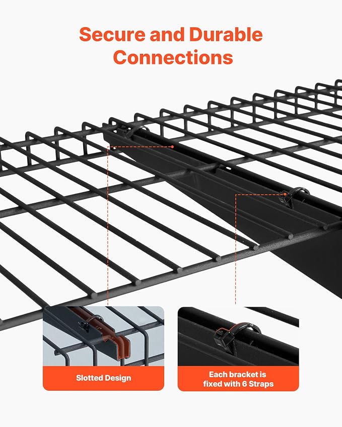 VEVOR 3-Tier Heavy Duty Wall Garage Shelving, 1 x 3 ft Steel Wall Mounted Shelving Unit, 11 x 36 Inch Per Shelf Floating Storage Metal Rack for Garage with 450 lbs Total Weight Capacity, Black