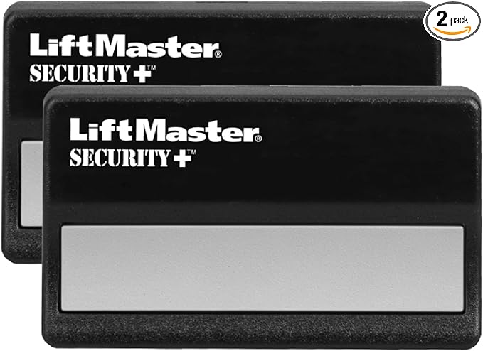 LiftMaster 971LM Security+ 1-Button Garage Door Opener Remote Control with Visor Clip - Pack of 2