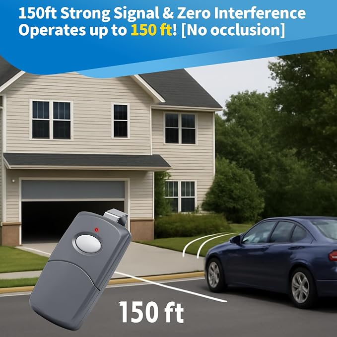 2 for 10 Dip Switch Multicode & Stanley Gate Opener Remote 300MHz & 310MHz | Compatible with 10 Digit Multicode Gate Opener,for Multi code Garage Door Opener Remote 3089 1050,Gate Remote Control Clicker