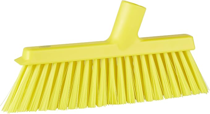 Vikan 31036 Broom, Angle Thread Dustpan, 10", PP/PET,Yellow