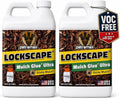 Lockscape Mulch Glue for Landscaping - Lasts Up to 2 Years, Non-Toxic, Ultra Concentrated Landscape Binder - Strong Mulch and Rock Glue for Landscaping Pea Gravel, Pine Straw & More (2 Gallon)