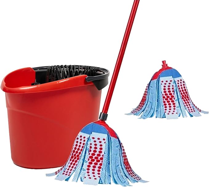 Vileda Super Twist XL Mop & Bucket System (Super Twist XL with Extra Refill)