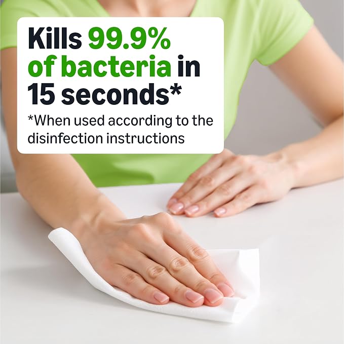 Amazon Basics Disinfecting Wipes, Fresh scent, Sanitizes, Cleans, Disinfects, Deodorizes, 85 Count: Pallet of 480 (80 x 6-pack), Packaging May Vary