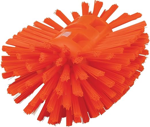 Vikan 70377 Brush,Tank,Stiff,5.5",PP/PBT,Orange