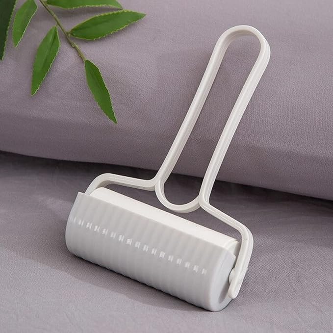 4PCS Tearable Roller Sticking Device Household Clothes Hair Pet Cleaning Removal Brush Suction(White)