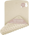 HEVEA Baby & Toddler Bath Mat - 100% Natural Rubber Non Slip Bathtub Mat for Baby - Upcycled, Danish Design - Safe & Sustainable Bathroom Essential (Sand)