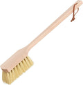 Redecker Wheel Brush, Extra-Long Handle, Beechwood and Durable Tampico Fiber, 17-3/4 inches, Made in Germany