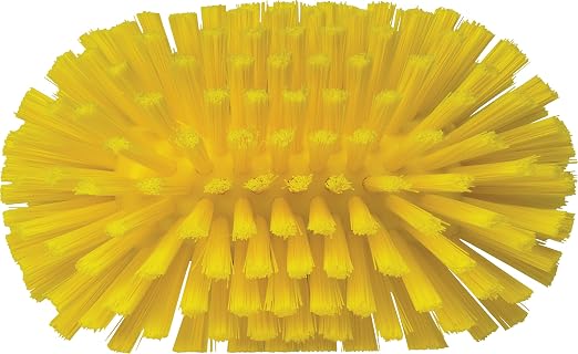 Vikan 70376 Brush,Tank,Stiff,5.5",PP/PBT,Yellow