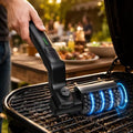 Electric Grill Cleaner, Rechargeable Cordless Grill Brush with 24kg High Torque, 3-Speed Cleaning, Adjustable Head & USB-C Charging for Outdoor BBQ, Camping, Patio Cooking and Grill Grates