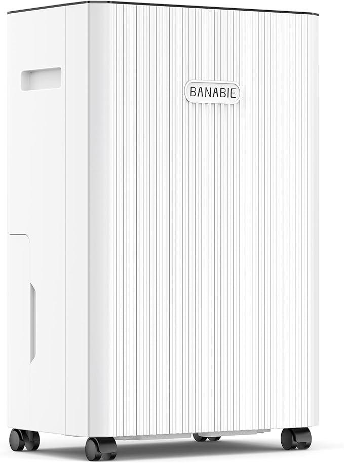 2500 Sq.Ft Dehumidifier for Basement, 32 Pint Dehumidifiers for Home with Drain Hose, Ultra Quiet 32dB, Smart Humidity Control, 24H Timer, Energy Efficient, Portable for Bedroom, Bathroom, RV
