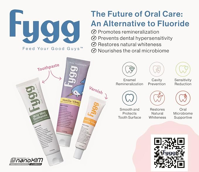 Fygg Nano-Hydroxyapatite Dental Varnish, Mild Mint Flavor