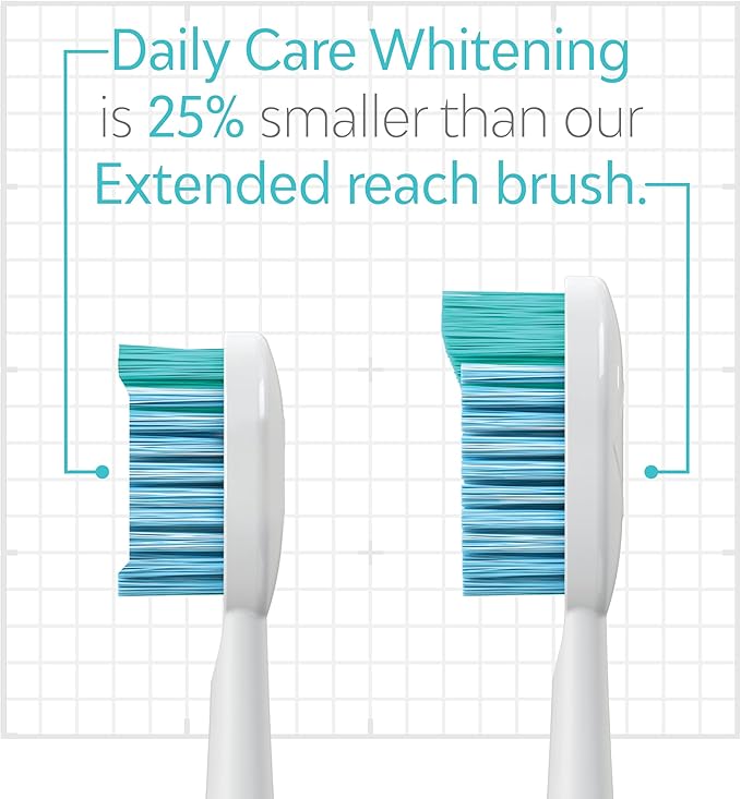 TAO Clean Daily Care Whitening Replacements Heads - White - 2 Pack