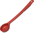 CFS 396105 Perforated Long Handle Portion Control Spoon, 2 oz, Red (Pack of 12)