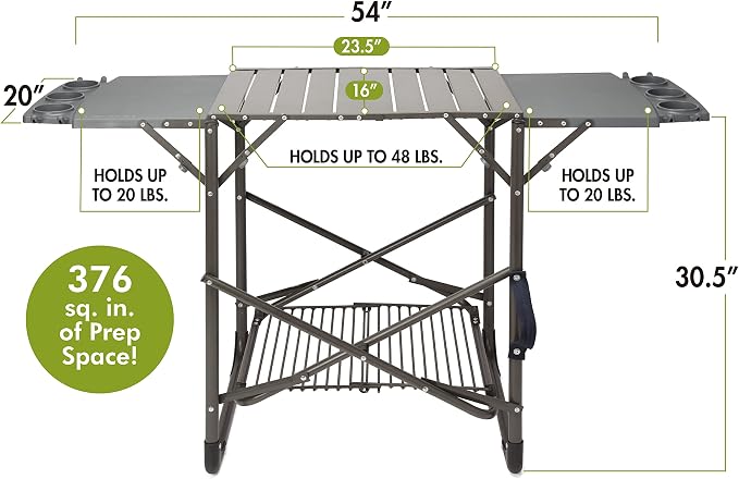 Cuisinart Portable Grill Stand Bundle with Pizza Oven Cover