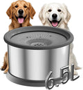 6.5L Dog Water Bowl No Spill 1.6 Gallon Stainless Steel Water Bowl with 4 Filters for Dogs 220oz Large Capacity No Splash Slow Drinking Feeder with Anti-Slip Mat for Messy Drinkers