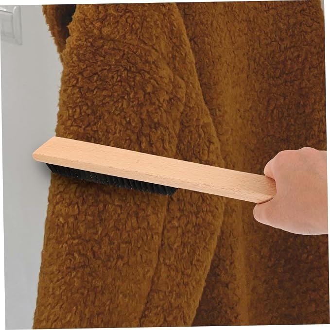 Ipetboom Sheet Cleaning Brush Lint Brush Cloth Brush Laundry Brush Clothes Brushes Bristle Cleaning Scrub Brush Scrubbing Brush Brush Clothing Brush Cleaning Tools Wooden