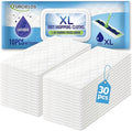 30 Count XL Heavy Duty Wet Mopping Cloths Refill Compatible with Swiffer Sweeper XL Mop, Disposable Wet Pads Refill X-Large Size for Multi-Surface Floor Cleaning, Lavender Scent