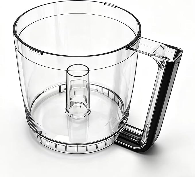 Replacement DLC-2AWB-1 Work Bowl – Fits Only Cuisinart DLC-2A with Lid DLC-2AWBC-1, Not Compatible with DLC-4, DLC-1, or 4-Cup; Check Bottom of Processor Must Say DLC-2A & Lid Must Say DLC-2AWBC-1