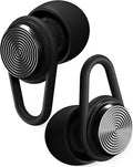 Hears One Ear Plugs for Noise Reduction - Patented Reusable Concert Earplugs, 20dB SNR Sound Reduction, Hypoallergenic for Musicians, Motorcycle and Sleeping with 4 tip Sizes - Silver Night