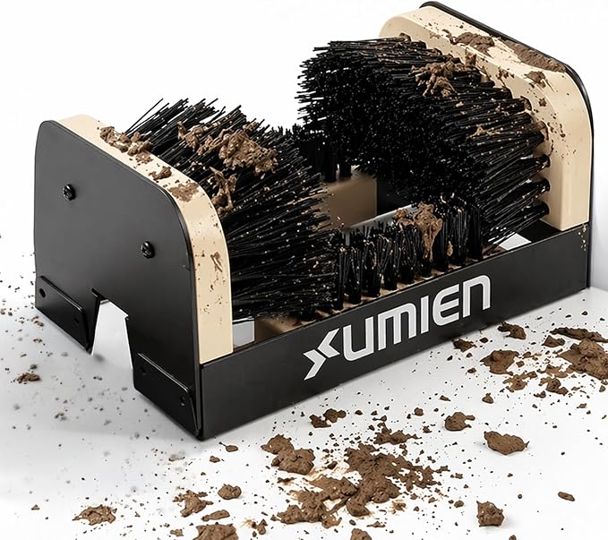 Umien™ Boot Scraper Outdoor Shoe Cleaning Brush - Heavy-Duty Shoe Cleaner and Boot Scrubber for Mud, Dirt, and Snow - Durable Weather-Resistant Outdoor Cleaning Tool