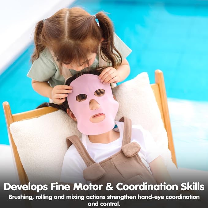 PlanToys® Wooden My Spa Time Playset Montessori Pretend Kids Self Care Kit | beauty accessories, pretend play toys, girls, boys, self care, role, social interaction, fine motor emotional gift preschool