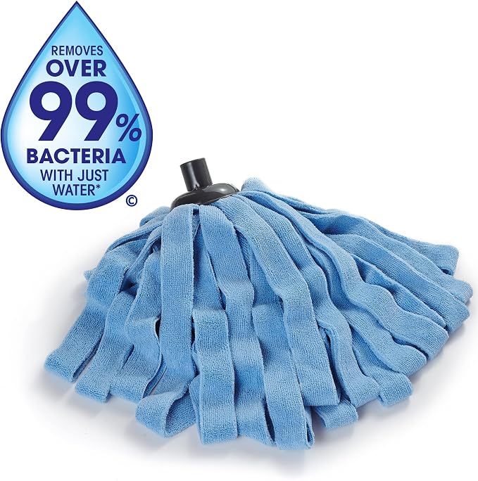 O-Cedar Microfiber Cloth Mop & QuickWring Bucket with 1 Extra Refill