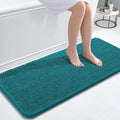 OLANLY Bathroom Runner Rugs 47x20, Soft Absorbent Chenille Bath Rugs, Rubber Backing Quick Dry, Machine Washable Long Bath Mats for Bathroom Floor, Tub and Shower, Home Decor Accessories, Deep Lake