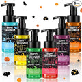 6 Pack Halloween Foaming Hand Soap with Pump Care Moisturizing Liquid Gentle Scented Hand Wash Gifts Spooky Happy Halloween Celebration Party Favors Decorations