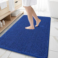 OLANLY Large Bathroom Rugs 59x35, Extra Soft Absorbent Chenille Bath Rugs, Rubber Backing Quick Dry, Machine Washable Bath Mats for Bathroom Floor, Tub and Shower, Home Decor Accessories, Royal Blue