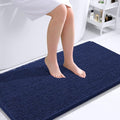 OLANLY Large Bathroom Rugs 40x24, Soft Absorbent Chenille Bath Rugs, Rubber Backing Quick Dry, Machine Washable Bath Mats for Bathroom Floor, Tub and Shower, Home Decor Accessories, Twilight Sapphire