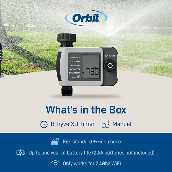 Orbit 24511 B-hyve XD 1-Port Smart Hose Watering Timer