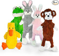 FGA MARKETPLACE Flat NO Stuffing NO Squeak Plush Dog Toys, Funny Style Will Entertain Your Pet for Hours, Recommended for Small and Medium Dog 21 INCH Long(Bundle 2)
