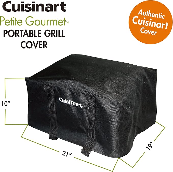Cuisinart QG-012B LP Adapter Hose, 4 feet, Black & CGC-19 VersaStand Grill Tote Cover Measures 21 x 19 x 10 inches