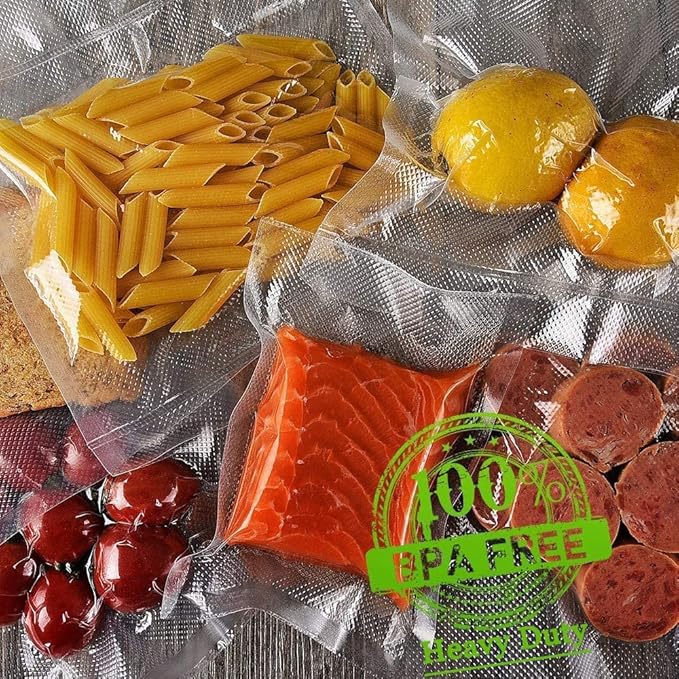 Vacuum Sealer Bags 8"x10' 2 Rolls | Commercial Grade, BPA Free, Freezer Bags, Puncture Prevention, Sous Vide Compatible,Kitchen Gadgets