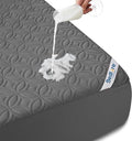 BEDLORE Waterproof Mattress Protector, California King Size Mattress Pad with Deep Pocket 6"-18" Depth, Soft Noiseless Dirt-Proof Bed Mattress Cover Washable for Home, Bedroom, Hotel (Gray)